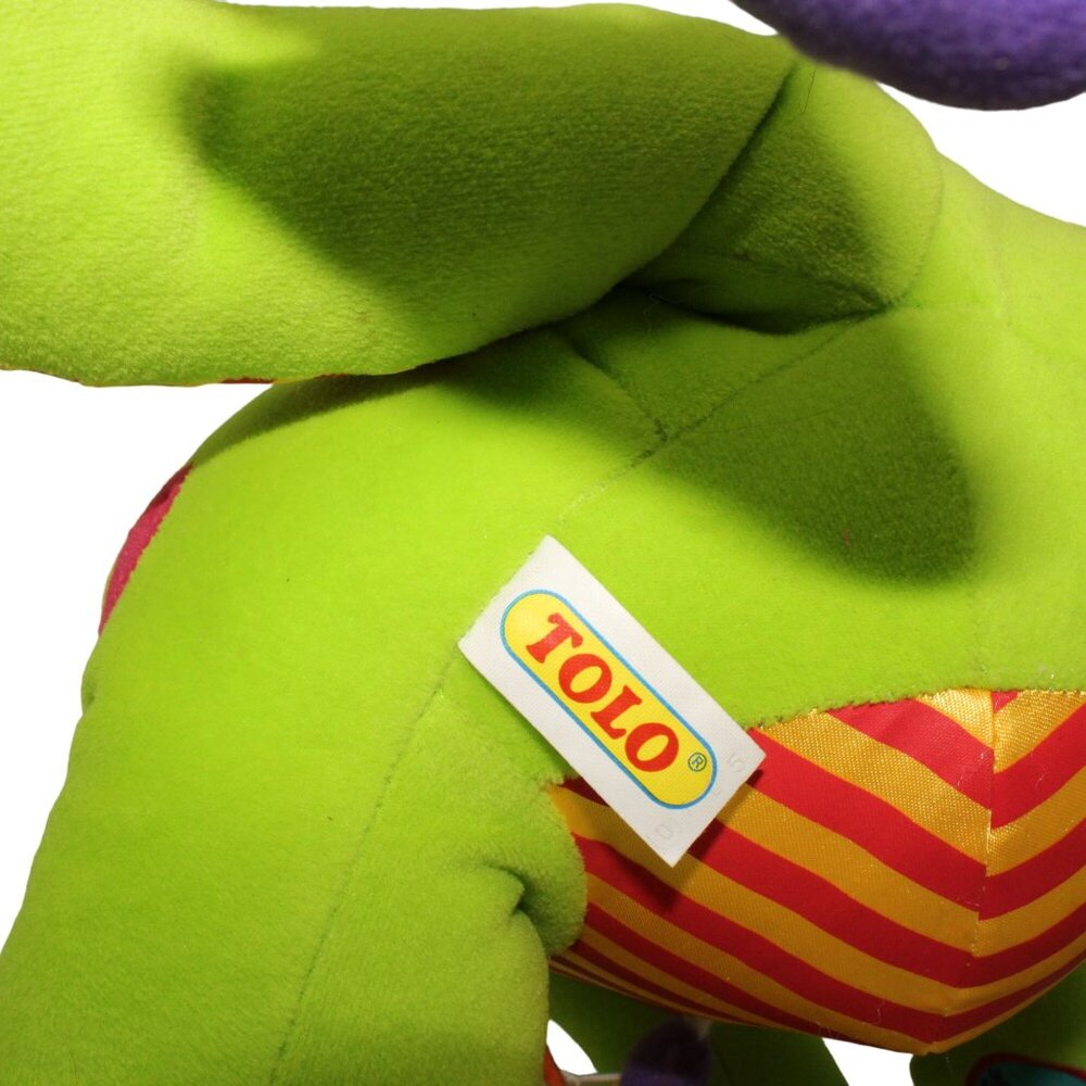Tolo Sneezy the Activity Green Dragon Plush Baby Developmental Stuffed Toy 14" - Picture 11 of 11